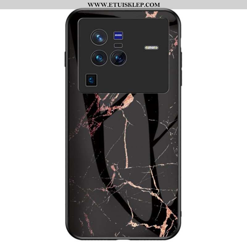 Etui do Vivo X80 Pro Marmurowe Szkło Hartowane